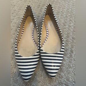 Nine West Striped Pointed Toe Women's Flats
